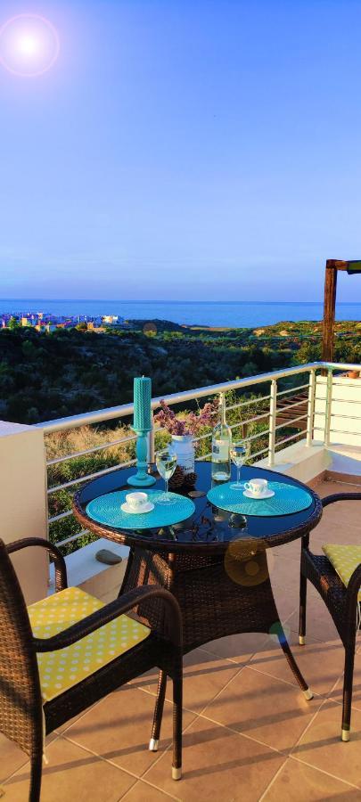 The Seaterra Reserve Penthouse With Mountains&Seaviews And Rooftop Terrace Akanthou Exteriör bild